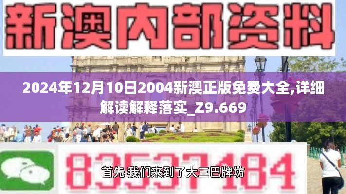 2024年12月10日2004新澳正版免费大全,详细解读解释落实_Z9.669