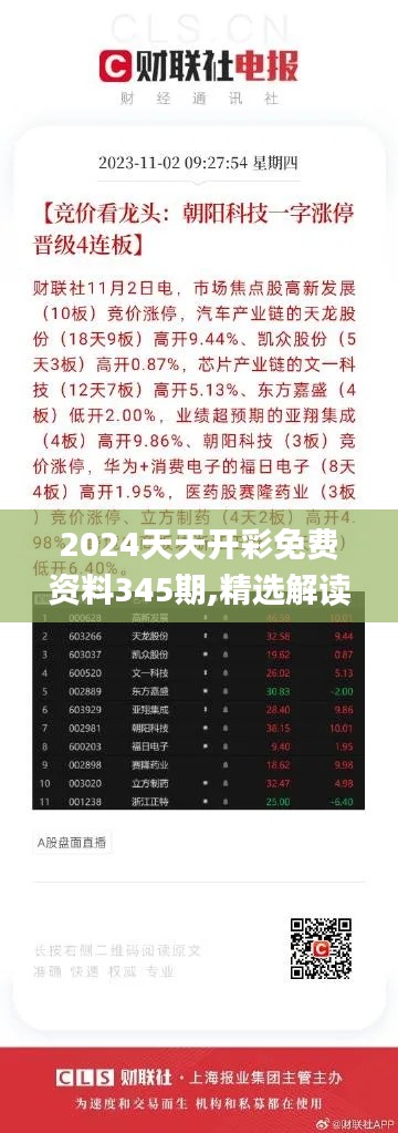 2024天天开彩免费资料345期,精选解读100%精准_旗舰款10.692