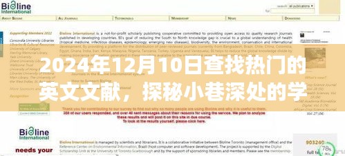 探秘小巷深处与特色小店，热门英文文献之旅（2024年12月10日）