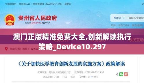 澳门正版精准免费大全,创新解读执行策略_Device10.297