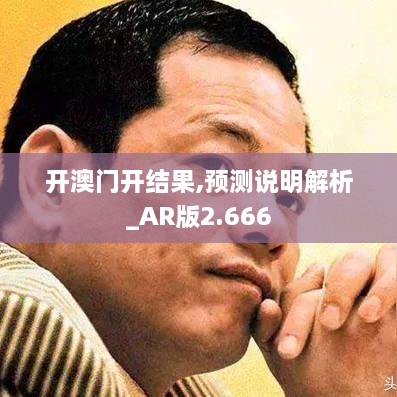 开澳门开结果,预测说明解析_AR版2.666