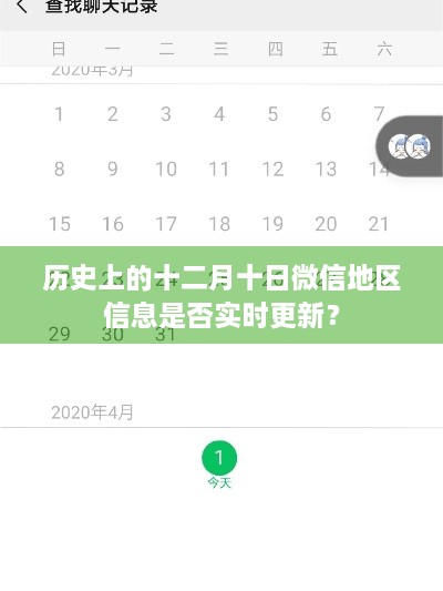 微信地区信息实时更新情况，十二月十日的历史回顾