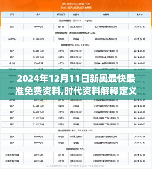 2024年12月11日新奥最快最准免费资料,时代资料解释定义_限量款2.111