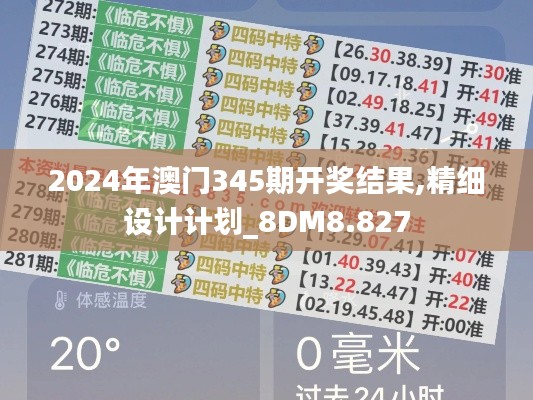 2024年澳门345期开奖结果,精细设计计划_8DM8.827