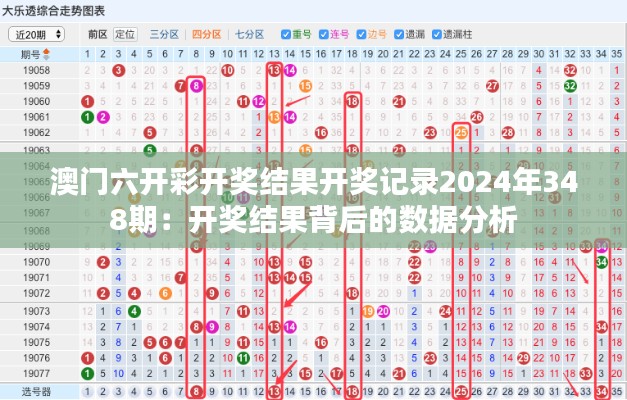 澳门六开彩开奖结果开奖记录2024年348期：开奖结果背后的数据分析