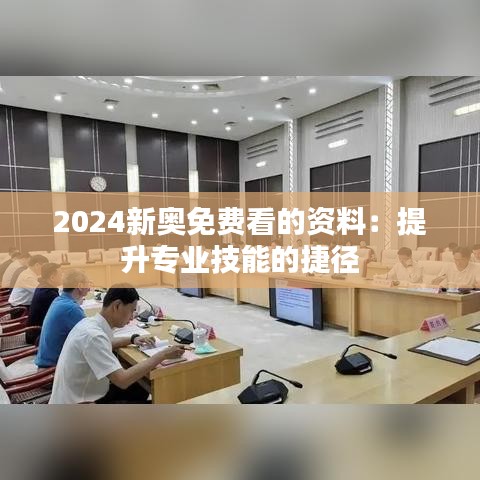 2024新奥免费看的资料：提升专业技能的捷径