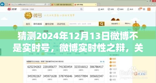 关于微博实时性的探讨，关于2024年12月13日微博是否为实时号的猜测与争议