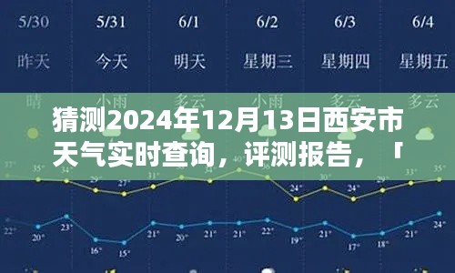 「洞悉今日与未来，西安市天气实时查询系统预测报告」