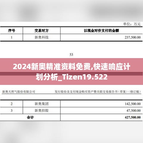 2024新奥精准资料免费,快速响应计划分析_Tizen19.522