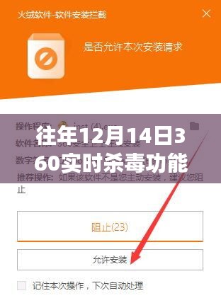 揭秘往年12月14日全新升级，360实时杀毒功能的极致革新体验