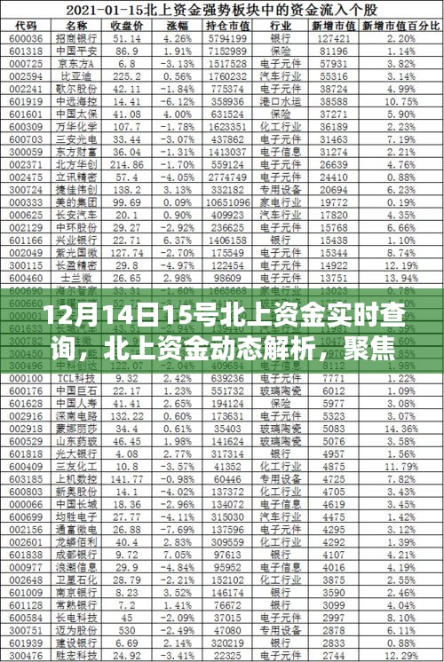 聚焦12月14日北上资金动态，实时查询与深度解析