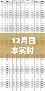 12月日本实时物价信息网站下的物价观察与分析观点