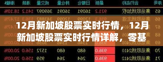 零基础入门指南，揭秘12月新加坡股票实时行情详解