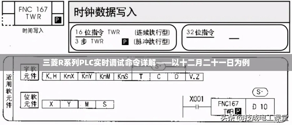 三菱R系列PLC实时调试命令详解，以某日案例剖析