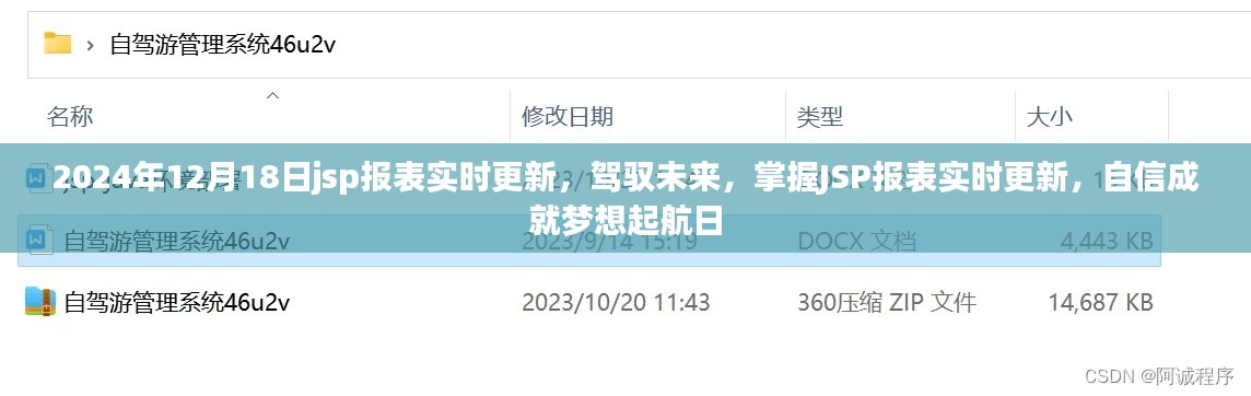 驾驭未来，JSP报表实时更新助力梦想起航日