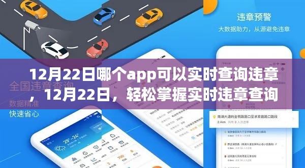 12月22日实时违章查询APP推荐，轻松掌握车辆违章信息