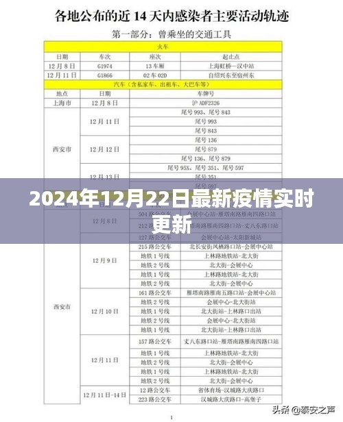 疫情实时更新，最新消息，截至2024年12月22日