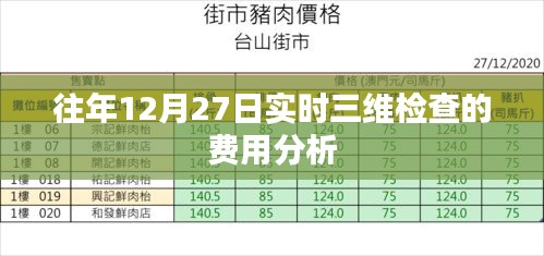 往年12月三维检查费用分析，实时费用解析