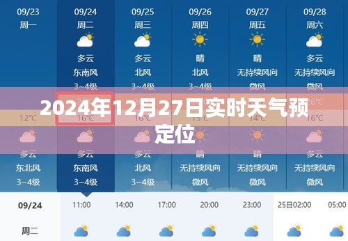 全球实时天气预报，2024年12月27日天气定位