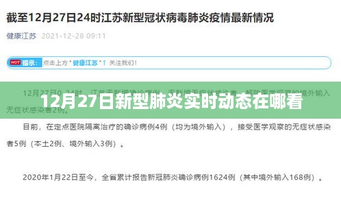 12月27日新型肺炎实时动态更新查询