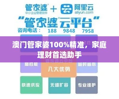 澳门管家婆100%精准，家庭理财首选助手