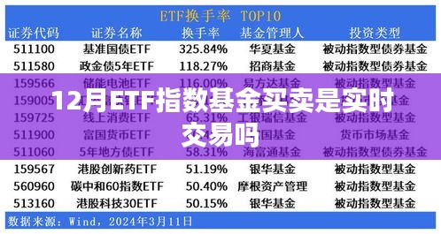 ETF指数基金实时交易买卖指南，了解12月交易规则