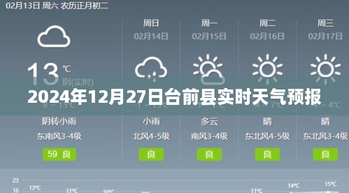 台前县天气预报实时更新（日期，2024年12月27日）