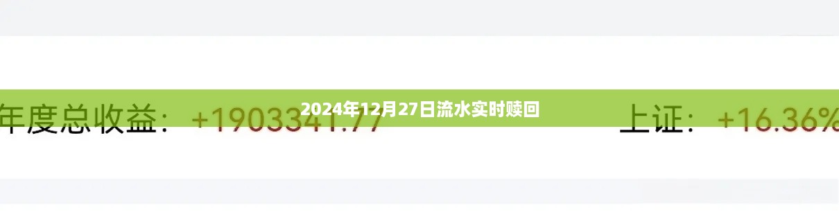 2024年流水实时赎回，资金自由掌控新纪元