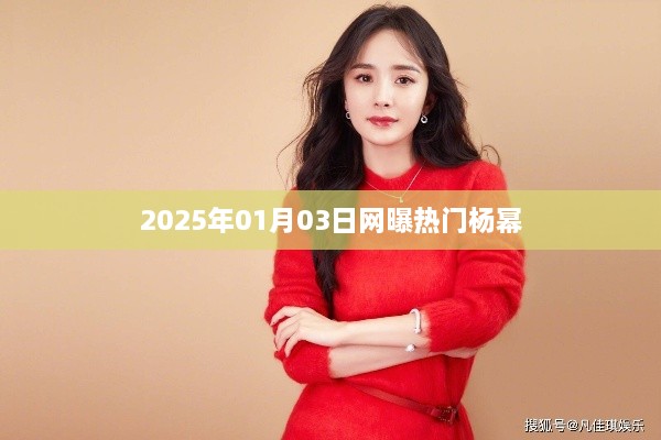 网曝杨幂持续火热，2025年1月3日最新动态曝光