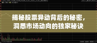 揭秘股票异动背后的秘密，洞悉市场动向的独家秘诀