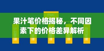 果汁笔价格揭秘，不同因素下的价格差异解析