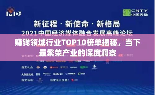 赚钱领域行业TOP10榜单揭秘，当下最繁荣产业的深度洞察