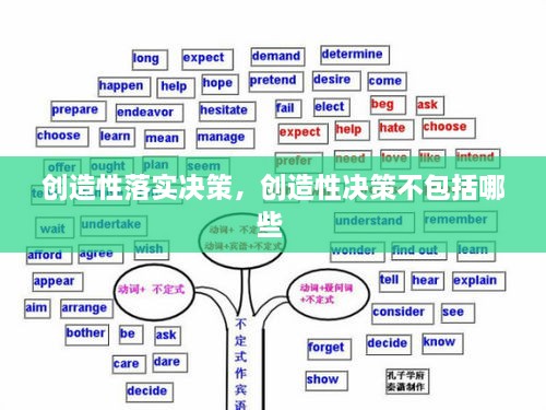 创造性落实决策，创造性决策不包括哪些 