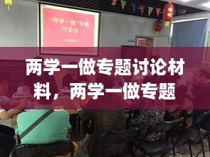 两学一做专题讨论材料，两学一做专题研讨会 