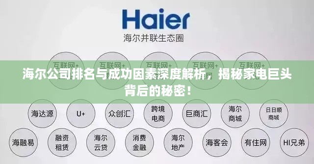 海尔公司排名与成功因素深度解析，揭秘家电巨头背后的秘密！