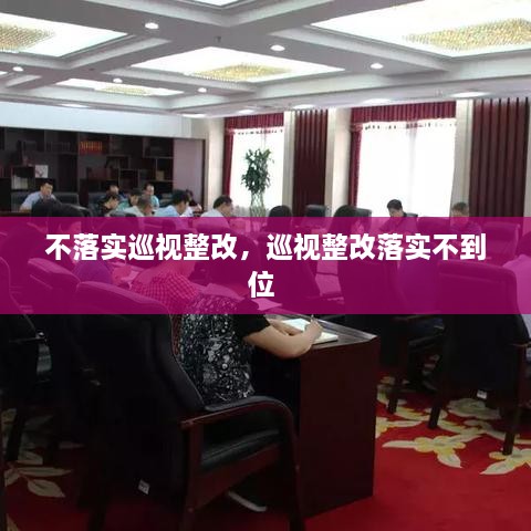 不落实巡视整改，巡视整改落实不到位 