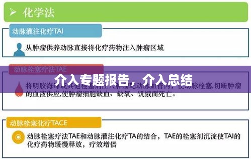 介入专题报告，介入总结 